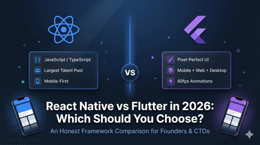 React Native vs Flutter in 2026: Which Should You Choose for Your App?