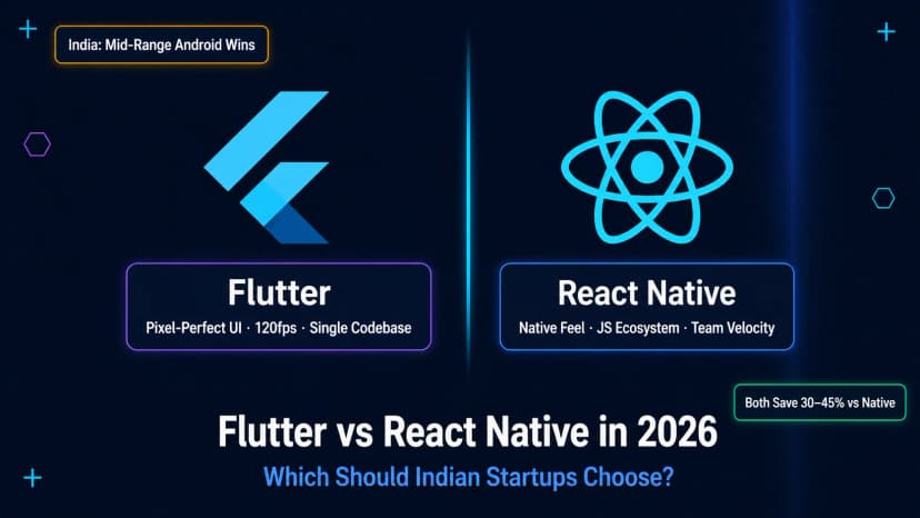 Flutter vs React Native in 2026: Which Should Indian Startups Choose?